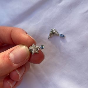 Swarovski Crystal Star Earrings